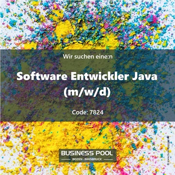 Software Entwickler Java (m/w/d)